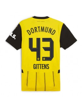 Borussia Dortmund Jamie Bynoe-Gittens #43 Replika Hemmakläder 2024-25 Kortärmad